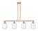 Arcadia Four Light Island Pendant in Antique Copper (405|716-4I-AC-G460-7CL)