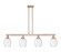 Arcadia Four Light Island Pendant in Antique Copper (405|716-4I-AC-G459-6CL)