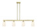 Arcadia Four Light Island Pendant in Antique Brass (405|716-4I-AB-G559-5GWH)