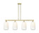 Arcadia Four Light Island Pendant in Antique Brass (405|716-4I-AB-G482-7OP)