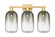 Arcadia Three Light Bath Vanity in Satin Gold (405|716-3W-SG-G482-7SL)