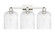 Arcadia Three Light Bath Vanity in Polished Nickel (405|716-3W-PN-G559-8SDY)