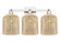 Arcadia Three Light Bath Vanity in Polished Nickel (405|716-3W-PN-G559-8ME)