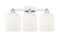 Arcadia Three Light Bath Vanity in Polished Nickel (405|716-3W-PN-G559-8GWH)