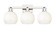 Arcadia Three Light Bath Vanity in Polished Nickel (405|716-3W-PN-G483-8OP)