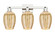 Arcadia Three Light Bath Vanity in Polished Nickel (405|716-3W-PN-G457-6ME)