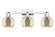 Arcadia Three Light Bath Vanity in Polished Nickel (405|716-3W-PN-G128-6)