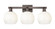 Arcadia Three Light Bath Vanity in Oil Rubbed Bronze (405|716-3W-OB-G483-8OP)