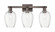 Arcadia Three Light Bath Vanity in Oil Rubbed Bronze (405|716-3W-OB-G457-6CL)