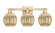 Arcadia Three Light Bath Vanity in Champagne Bronze (405|716-3W-CB-G458-7ME)
