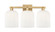 Arcadia Three Light Bath Vanity in Brushed Brass (405|716-3W-BB-G559-8GWH)