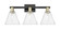 Arcadia Three Light Bath Vanity in Black Antique Brass (405|716-3W-BAB-GBC-84)