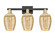 Arcadia Three Light Bath Vanity in Black Antique Brass (405|716-3W-BAB-G457-6ME)