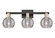 Arcadia Three Light Bath Vanity in Black Antique Brass (405|716-3W-BAB-G1213-6SM)