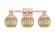 Arcadia Three Light Bath Vanity in Antique Copper (405|716-3W-AC-G458-7ME)