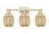 Arcadia Three Light Bath Vanity in Antique Brass (405|716-3W-AB-G459-6ME)