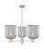 Arcadia Three Light Pendant in Satin Nickel (405|716-3CR-SN-G559-8SM)