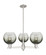Arcadia Three Light Pendant in Satin Nickel (405|716-3CR-SN-G483-8SL)
