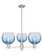 Arcadia Three Light Pendant in Satin Nickel (405|716-3CR-SN-G483-8SB)