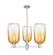 Arcadia Three Light Pendant in Satin Nickel (405|716-3CR-SN-G482-7AM)