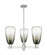 Arcadia Three Light Pendant in Satin Nickel (405|716-3CR-SN-G480-6SL)