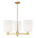 Arcadia Three Light Pendant in Satin Gold (405|716-3CR-SG-G559-8GWH)