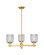 Arcadia Three Light Pendant in Satin Gold (405|716-3CR-SG-G559-5SM)