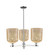 Arcadia Three Light Pendant in Polished Chrome (405|716-3CR-PC-G559-8ME)