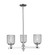Arcadia Three Light Pendant in Polished Chrome (405|716-3CR-PC-G559-5SM)