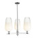 Arcadia Three Light Pendant in Polished Chrome (405|716-3CR-PC-G484-7OP)