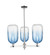 Arcadia Three Light Pendant in Polished Chrome (405|716-3CR-PC-G482-7SB)
