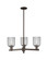 Arcadia Three Light Pendant in Oil Rubbed Bronze (405|716-3CR-OB-G559-5SM)