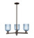 Arcadia Three Light Pendant in Oil Rubbed Bronze (405|716-3CR-OB-G559-5BL)
