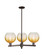 Arcadia Three Light Pendant in Oil Rubbed Bronze (405|716-3CR-OB-G483-8AM)