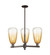 Arcadia Three Light Pendant in Oil Rubbed Bronze (405|716-3CR-OB-G480-6AM)