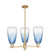 Arcadia Three Light Flush Mount in Champagne Bronze (405|716-3CR-CB-G480-6SB)
