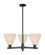 Arcadia Three Light Pendant in Matte Black (405|716-3CR-BK-NBD-75-NAT)
