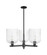 Arcadia Three Light Pendant in Matte Black (405|716-3CR-BK-G559-8SDY)