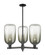 Arcadia Three Light Pendant in Matte Black (405|716-3CR-BK-G482-7SL)