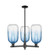 Arcadia Three Light Pendant in Matte Black (405|716-3CR-BK-G482-7SB)