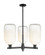 Arcadia Three Light Pendant in Matte Black (405|716-3CR-BK-G482-7OP)