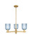 Arcadia Three Light Pendant in Brushed Brass (405|716-3CR-BB-G559-5BL)