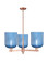 Arcadia Three Light Pendant in Antique Copper (405|716-3CR-AC-G559-8BL)