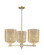 Arcadia Three Light Pendant in Antique Brass (405|716-3CR-AB-G559-8ME)