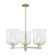 Arcadia Three Light Pendant in Antique Brass (405|716-3CR-AB-G559-8CL)
