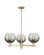 Arcadia Three Light Pendant in Antique Brass (405|716-3CR-AB-G483-8SL)