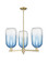 Arcadia Three Light Pendant in Antique Brass (405|716-3CR-AB-G482-7SB)