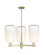 Arcadia Three Light Pendant in Antique Brass (405|716-3CR-AB-G482-7OP)