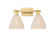 Arcadia Two Light Bath Vanity in Satin Gold (405|716-2W-SG-NBD-75-NAT)