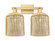 Arcadia Two Light Bath Vanity in Satin Gold (405|716-2W-SG-G559-8ME)
